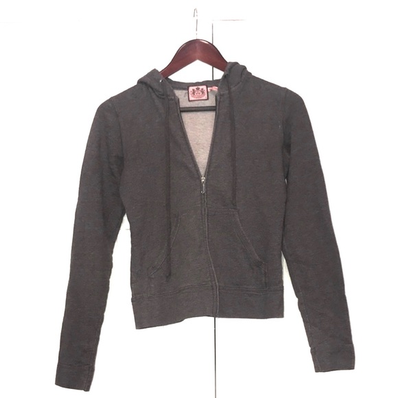 Juicy Couture Gray Track Suite Zip Up Jacket Sz S - Picture 1 of 5